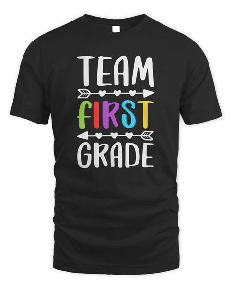 Team First Grade T Shirt 1st Grade Teacher Student Senprints