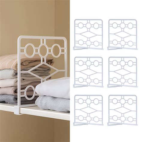 Buy Likeudo Set Of 6 Wardrobe Shelf Divider Bedroom Shelf Divider