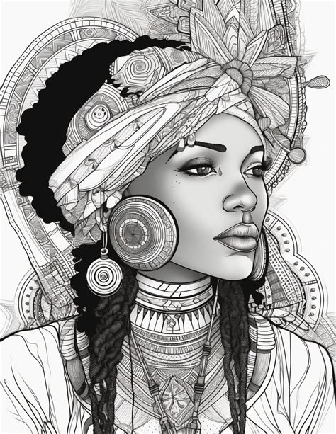 Freedom Coloring Page Black Woman Coloring Page Printable Etsy People