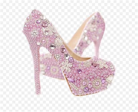 Pink Shoe Shoes Sparkling Highheels Highheel Freetoedit Bridal