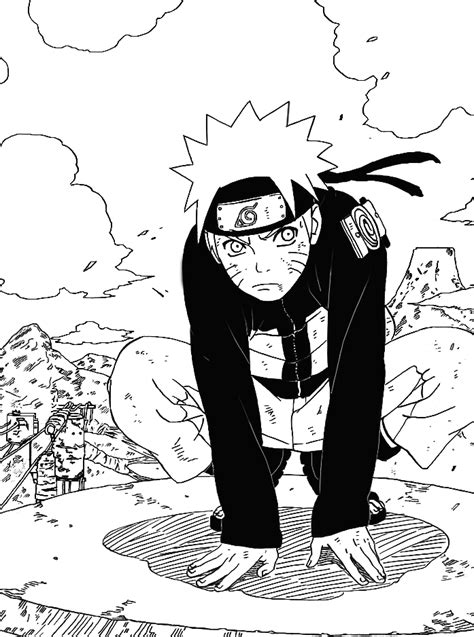 Naruto Uzumaki Manga Cap
