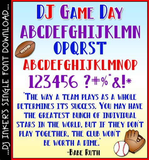 ✓ click to find the best 369 free fonts in the game style. Font for game days & smiles by DJ Inkers