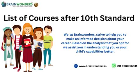 List Of Courses After 10th Standard 2022 Updated List Brainwonders