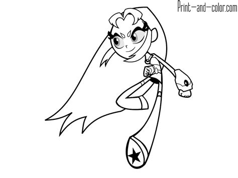 This set has 25 pages of positive quotes and coloring pages you can print over and over again at home. Teen Titans GO! coloring pages | Print and Color.com
