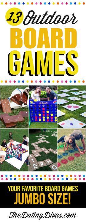 15 divertidas actividades para hacer con niños al aire libre. 13-Outdoor-Board-Games.jpg 550×1,419 pixeles | Juegos para ...
