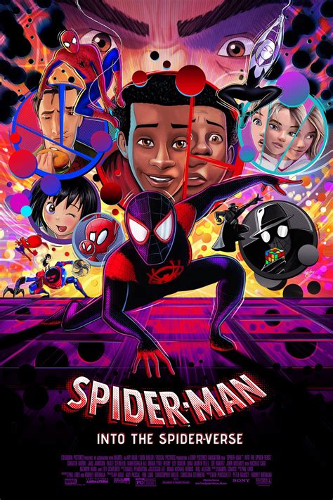 New Spider Man Into The Spider Verse Posters Spotligh