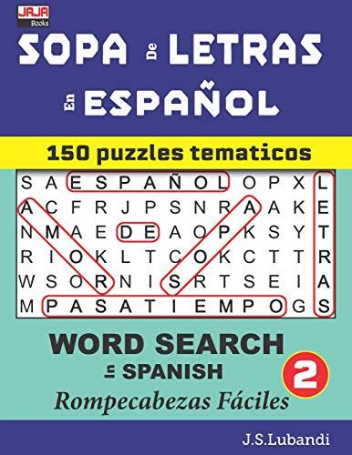 9781795163903 Sopa De Letras En EspaÑol Word Search In Spanish 2