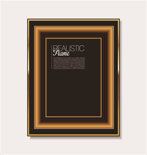 Modern Photo Frame Shiny Vector Set Free Vector In Encapsulated