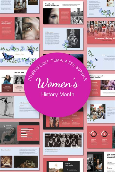 Womens History Month Powerpoint Templates Bundle Masterbundles