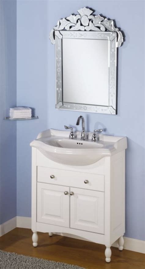 Creative ideas depth of bathroom vanity interior decorating vanities. 30 Inch Narrow Depth Console Bath Vanity | Custom Options ...