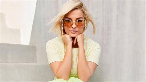 American Bebe Rexha Blonde Singer Sunglasses Wallpaper Resolution 4061x2284 Id 1127456