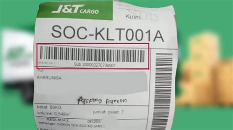 jnt cargo tracking nomor resi