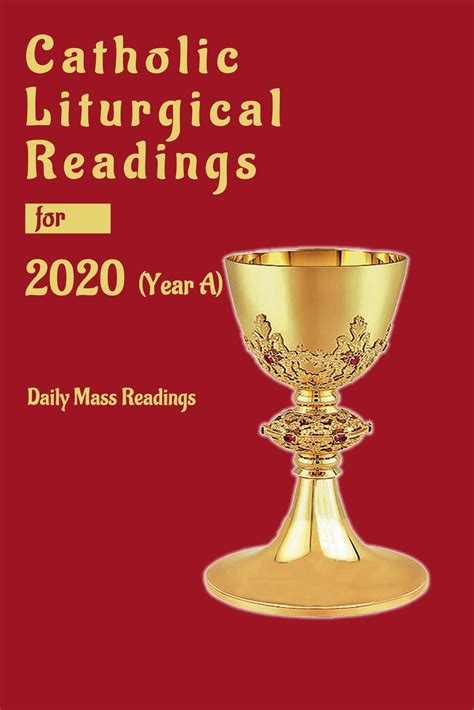 Catholic Liturgical Readings For Year A Daily Mass Reading Paperback Walmart Com