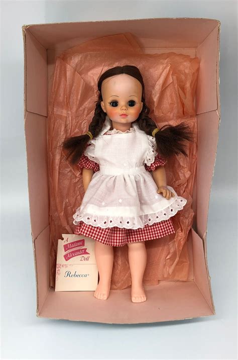 vintage madame alexander rebecca doll 1485 mib 1967 sunny etsy