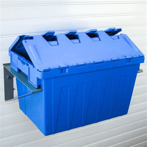 Sterilite 110qt clear view storage bin with latch purple. Heavy Duty Storage Recycle Tote |StoreWALL storage| slatwall storage
