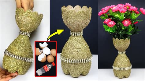 How To Make A Flower Vase At Home Plastic Bottle Flower Vase Home