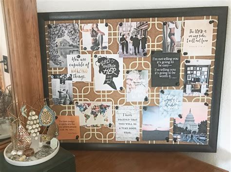 Created My Very First Vision Board Full Of Goals For The New Year I