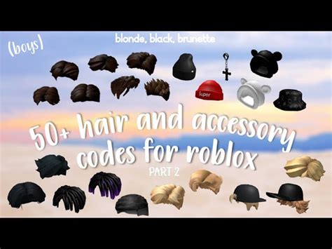 Black, white, brown, bacon, blonde, trecky, pink, bed, cinnamon and many other types for boys and girls. 50+ ID codes for roblox (boys) - clipzui.com