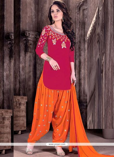 Buy Praiseworthy Cotton Designer Patiala Suit Punjabi Patiala Suits