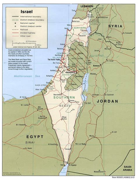 Maps Of Israel Detailed Map Of Israel In English Tourist Map Of