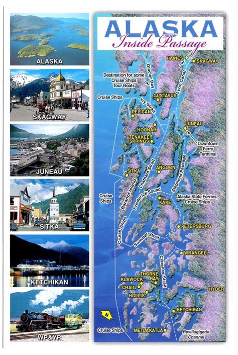 Juneau Alaska Tourist Map Tourism Company And Tourism Information Center