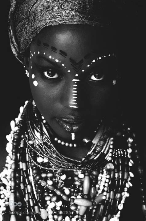 Panafrikanjedi African Tattoo Dark Skin Women Dark Skin