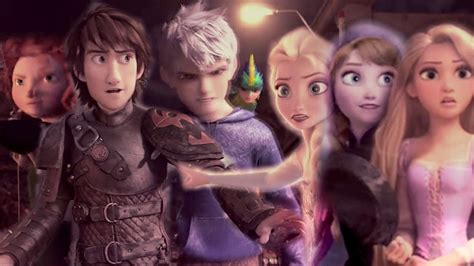 Rise Of The Brave Tangled Frozen Dragons Cartoon Heroes Mv Youtube