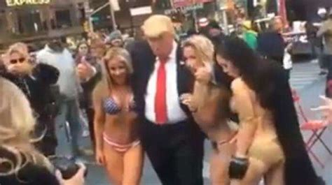 Fact Check Sensational Video Showing Trump With Bikini Clad Women Is