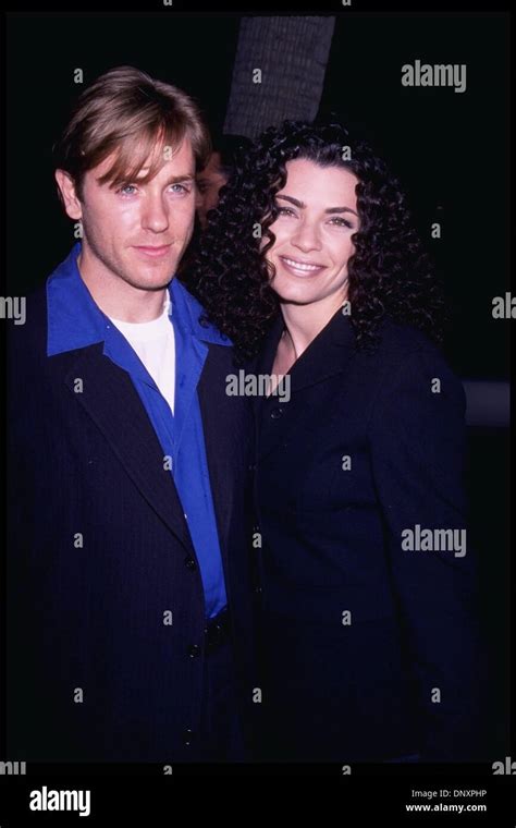 April 4 1997 Hollywood Ca Usa Actor Ron Eldard And Girlfriend