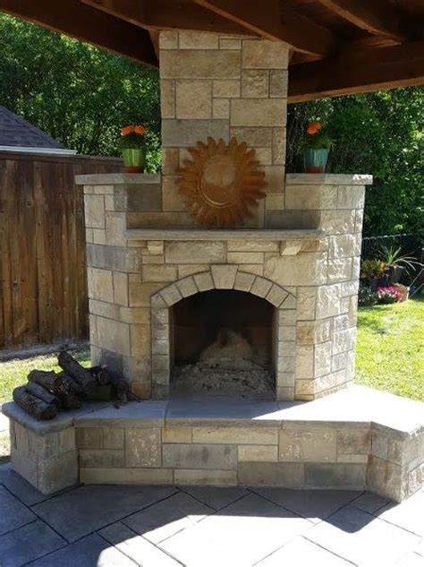Lueder Stone Fireplace Texas Best Stain