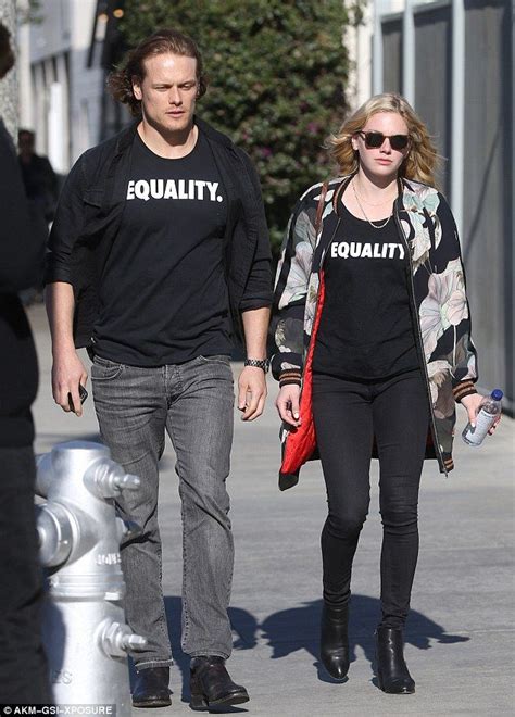 Sam Heughan Celebrates 37th Birthday With Girlfriend Mackenzie Mauzy Sam Heughan Equality