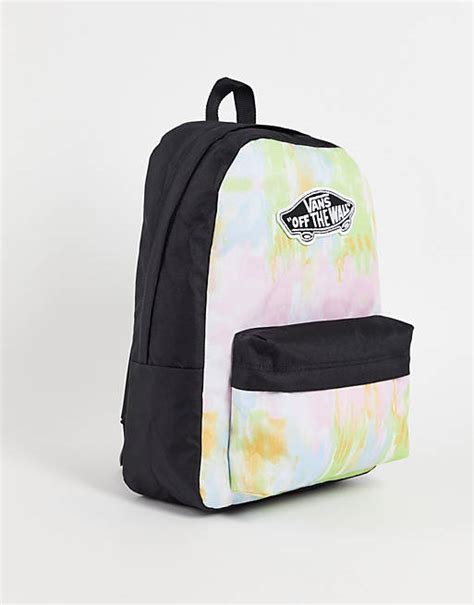 Vans Realm Backpack In Tie Dye Asos