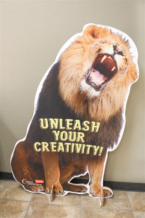 Unleash your Creativity Foam Core Display - Creative Composition