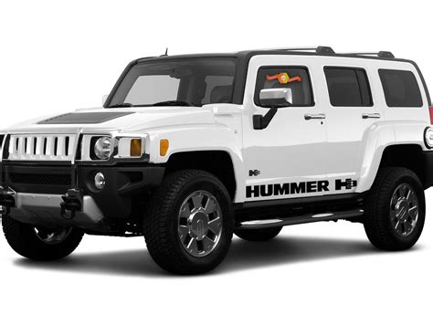 Hummer H3 Side 2x Stripes Body Decal Vinyl Graphics Sticker Hight