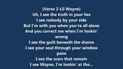 Lil Wayne Mirror On The Wall Feat Bruno Mars Lyrics Youtube