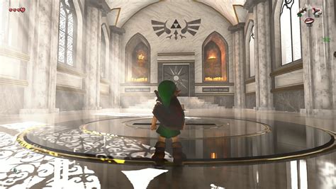 The Legend Of Zelda Ocarina Of Time Temple Of Time Recreated In