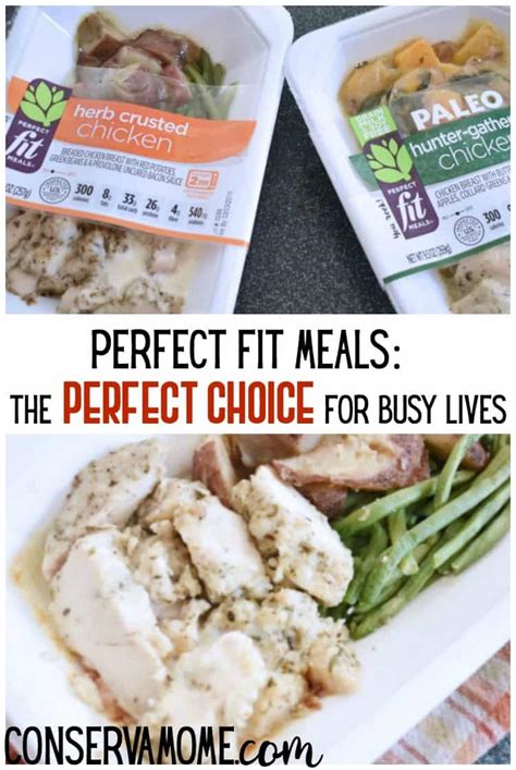 Conservamom Perfect Fit Meals The Perfect Choice For Busy Lives