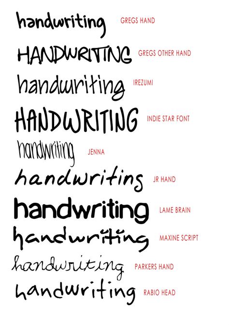 Handwriting Fonts For Word Images Handwriting Font On Word