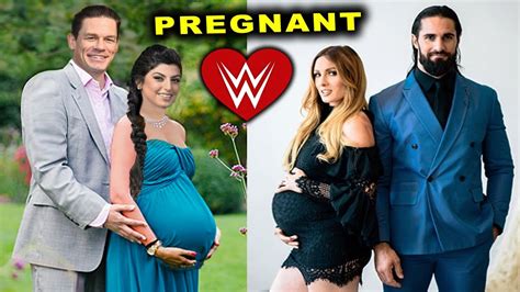 Pregnant Wwe Couples Seth Rollins Becky Lynch John Cena Wife