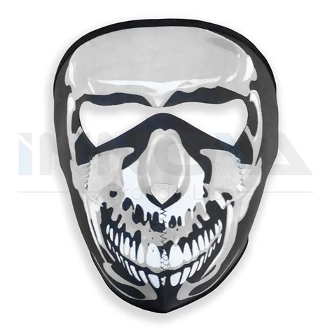 Neoprene Skeleton Half Full Face Skull Mask Motorcycle Motor Bike Ski