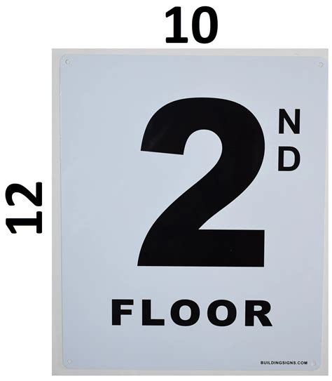 Hpd Sign2nd Floor Sign Heavy Duty Nyc Hpd Aluminum Signs 12x10 Hpd