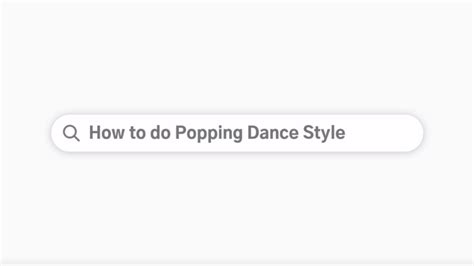 1 Online Popping Dance Tutorials Youtube