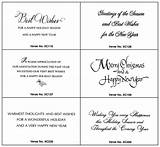 Images of Christmas Card Sentiments Business