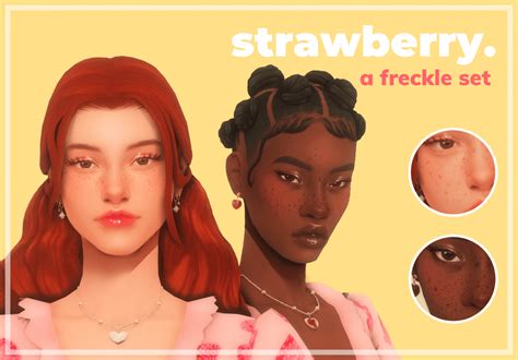 An Excellent Collection Of Freckles Cc For The Sims 4 — Snootysims