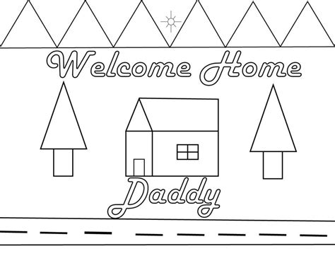 List Of Welcome Home Coloring Pages
