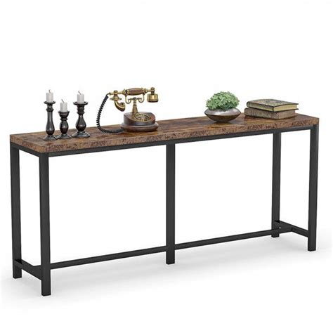 Tribesigns 709 Inch Extra Long Sofa Table Narrow Long Console Table