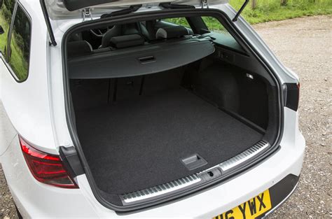 Litres (13 cu ft) of boot space. 2016 Seat Leon ST Cupra 290 Black DSG Review review | Autocar