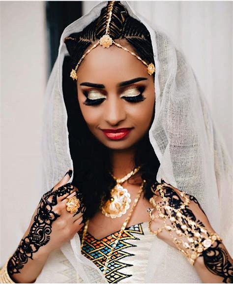 Habesha Ethiopian Wedding Ethiopian Beauty Ethiopian Hair
