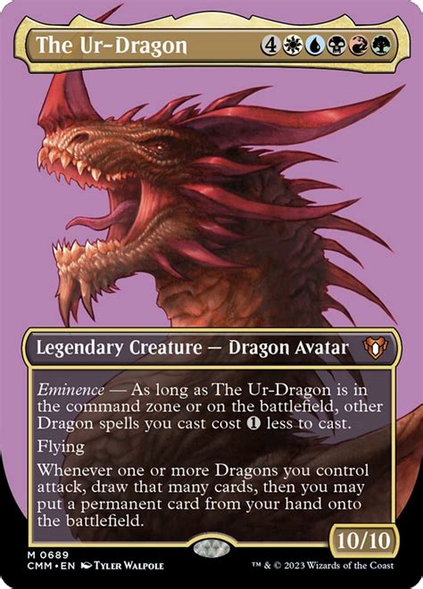 The Ur Dragon · Commander Masters Cmm 689 · Scryfall Magic The