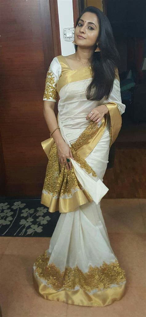 Bhamaa In Kerala Traditional Saree With A Twist Indian Pinterest